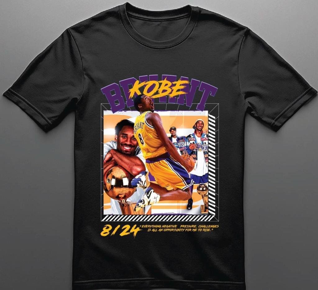 T-shirt Homme Kobe Bryant x “8/24” Unisexe Noir