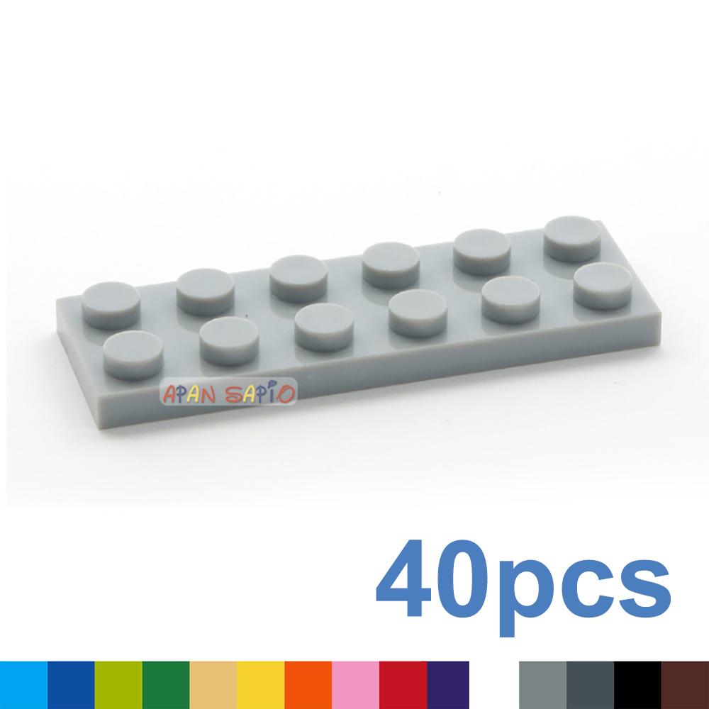 40Pcs Self-Assembly High-Standard Building-Set Building-Bricks High-Standard Thin High-Standard Figurineures Construction Pieces High-Standard