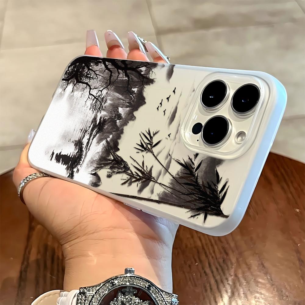 

Mountain mist scenery Soft Phone Case For IPhone 17 16 15 14 13 12 11 Pro Max 7 8 XR XS Transparent Silicone Soft Cover Case iphone 11 Pro