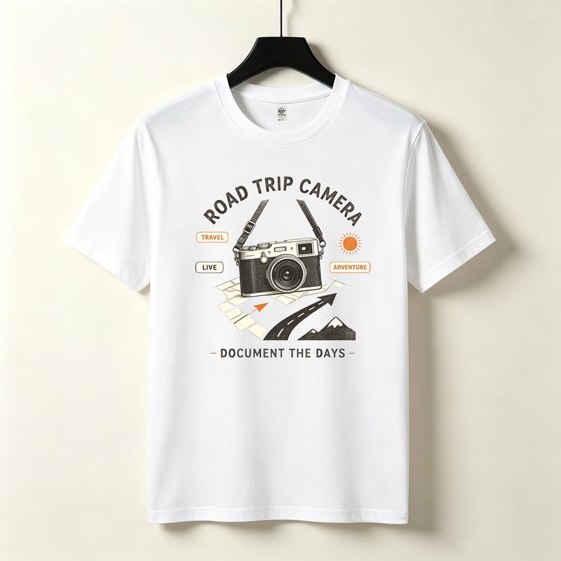 Film Camera Club Graphic Tshirt Unisex Retro Camera Film Roll Design Short Sleeve Vintage Photography Enthusiast Casual Tee Tops