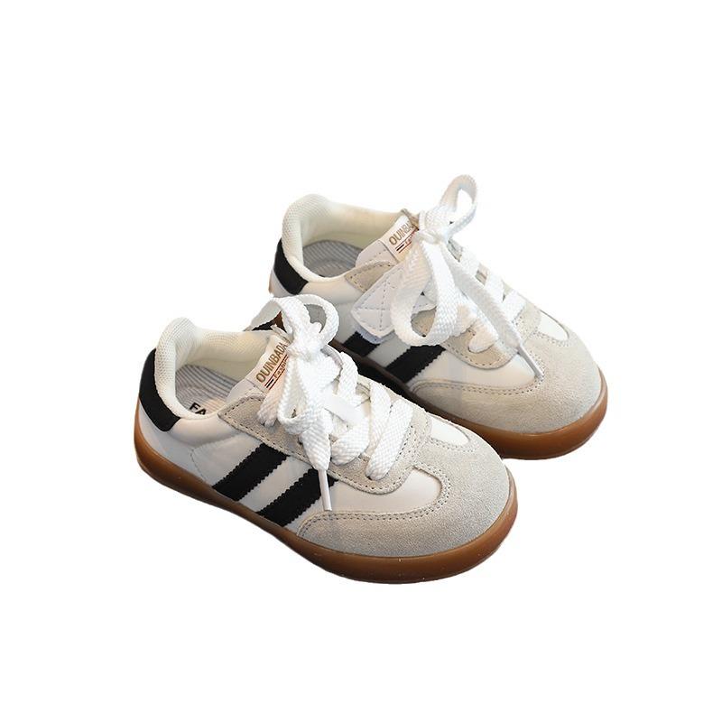 Children's Candy-Colored Retro Suede Skate Shoes - Spring/Autumn 2025