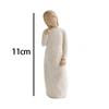 Nordic Style Figure Nativity Scene Wood Sculptures Family Ornament Family Resin Figurine Crafts Wedding Gift for Home Decoration