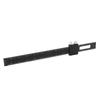 Metric Inch Scale Woodworking Marking Ruler Aluminum Alloy Adjustable Slide Ruler  For Workshop