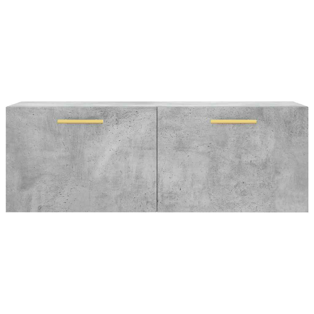 Vidaxl Wall Cabinet, Concrete Gray, 100X36.5X35 Cm