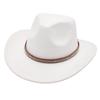 Wide Brim American Style Top Hat Western Cowboy Hat Jackson Jazz Hat Rivet Felt Hat Tibetan Style Woolen Hat Men And Women