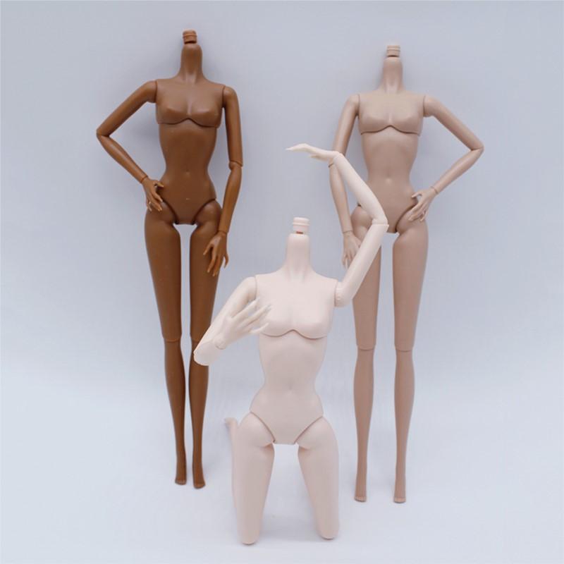 Doll Fashion Head 1/6 Supermodel Doll Makeup Face Curly Hair Toy Joint Movable White/Normal/Black Skin Body+Head Doll Accessorie