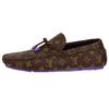 Louis Vuitton Driver Comfortable Casual Shoes Men's Brown 1AAF2A