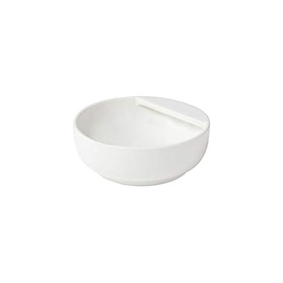 MUJI Porcelain Beige Ladle Rest - Simple Tabletop Kitchen