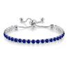 4mm Copper Inlaid Zircon Adjustable Crystal Tennis Bracelet for Women
