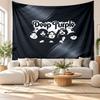 Deep Purple Wall Tapestry, Soft Fabric Wall Hanging, Decorative Backdrop For Bedroom Home Wall Art