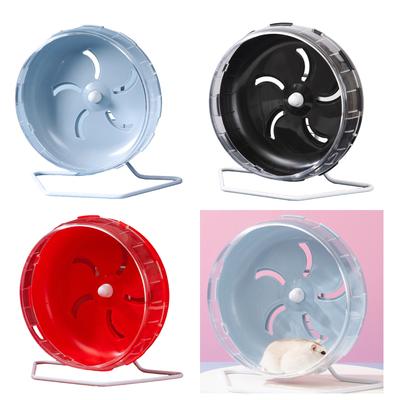 Plastic Hamster Exercise Wheel Mute Running Roller Toy for Small Animal Fun Cage Activity Running Wheel for Small Pet