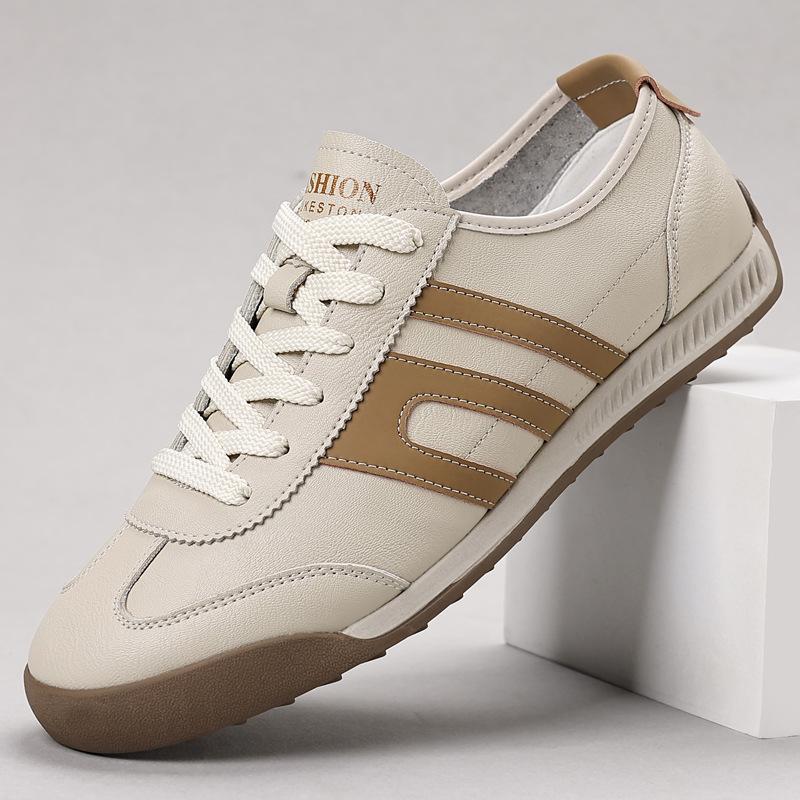 

Men s shoes breathable 2025 new youth casual shoes soft-soled German training shoes men s shoes white shoes 2025 38 коричневый