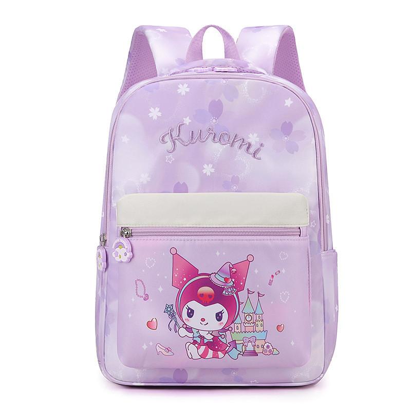 Adorable Cartoon Nylon Backpack For Kids Lightweight And Fashionable Design