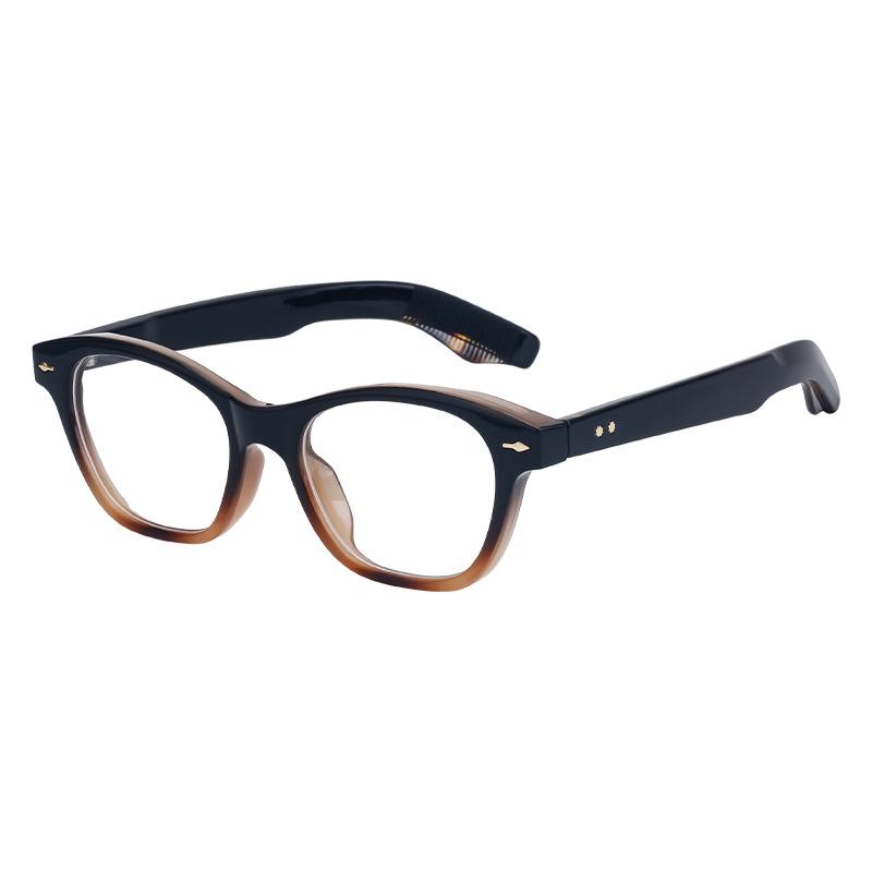 JYL TS Men's Cat-Eye Optical - Retro Anti-Blue Light Plain Frames ZS-98153