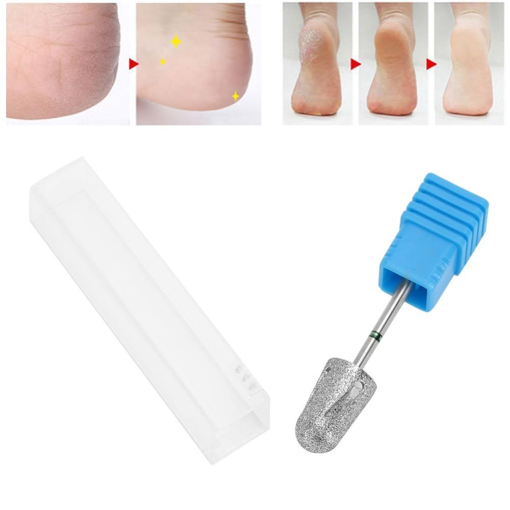 Stainless Steel Foot Nail Drill Bit Round Head Nail Sanding Head Nail Polishing Head  For Manicure