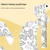 Children's Giant Coloring Scroll - Wall-Mountable Doodle and Painting Paper for Kindergarten