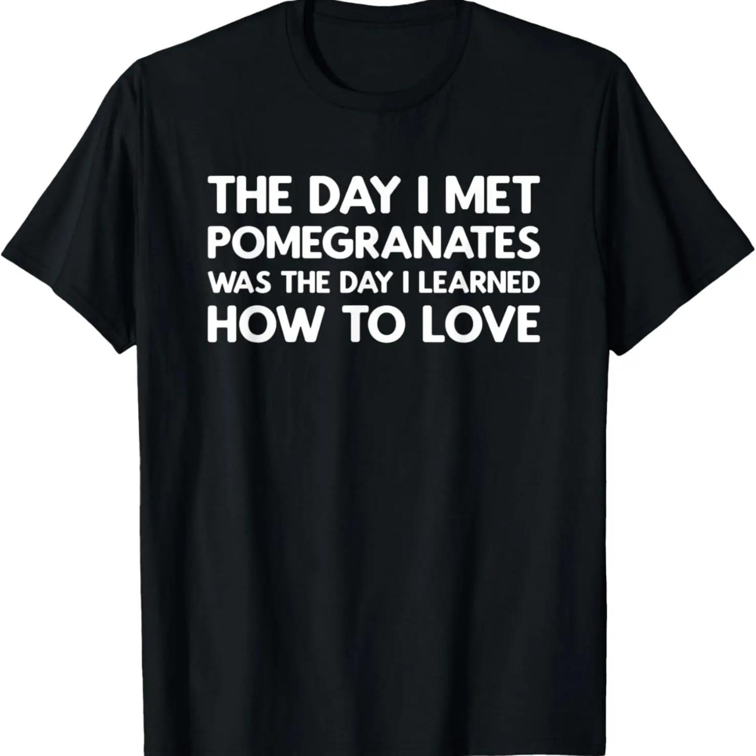 Retro Aesthetic Pomegranate T-Shirt XXXXXL