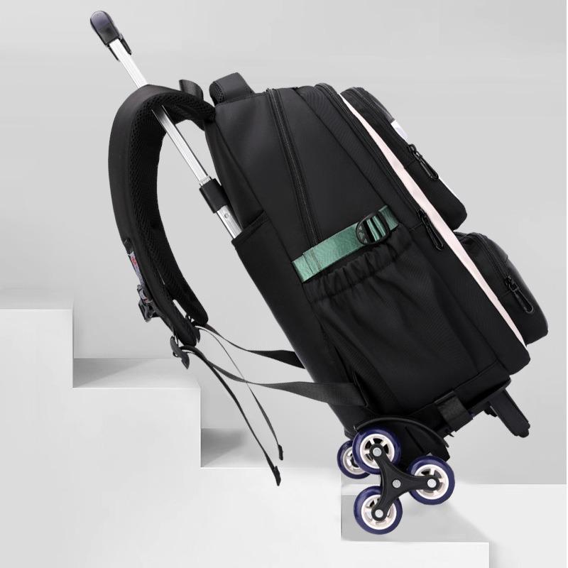 Rucsac școlar cu role cu șase roți, Troler, Rucsac pentru student ZRY5209