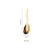304 Stainless Steel Thickened Household Soup Spoon with High Aesthetic Value for Children's Spoons and Desserts