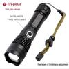 Tri-polar Outdoor Rechargeable Flashlight