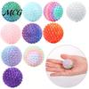 Focus Aid Toy 3D Printed Rotatable Spiky Ball, Mini Textured Fidget Ball for Anxiety Reducer Stress Relief, Portable Decompression Twisting