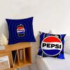 Kissenbezug Living Logo Zimmer Kopfteil Büro Blaues Kissen Schlafzimmer Lustiges Kissen Sofa Nickerchenzeit P-Pepsi Kissenbezug