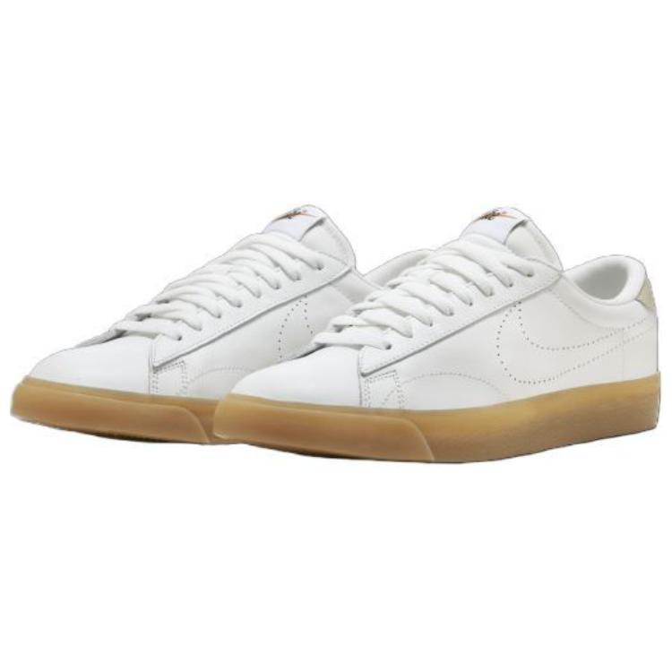 Nike נעלי סניקרס קז'ואל מעור רטרו קלאסיות לטניס לבן חום גברים HM4648-111