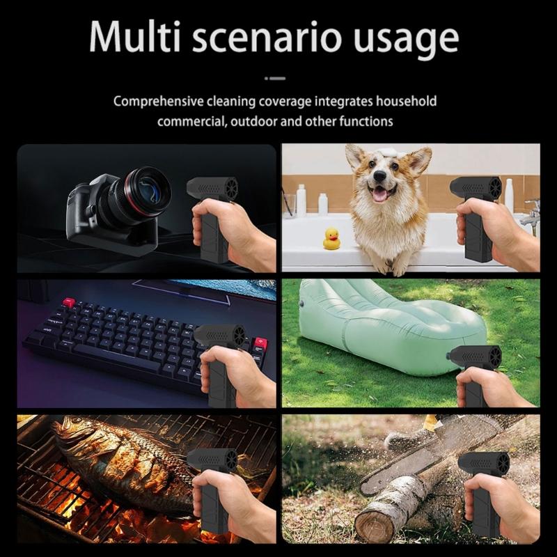 Powerful Industrial Duct Fan 130000RPM Advanced Fan Innovative Violent Blower for Gamers and Outdoor Enthusiasts