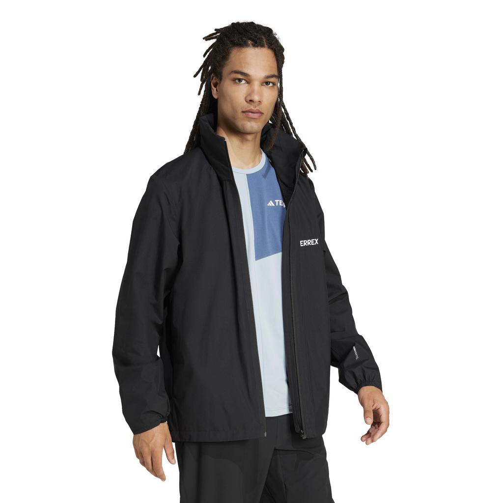 Adidas Hardshell MT Essentials 2L R Black Jacket, Men's, (JM8692)