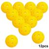 6/12Pcs Pickleball 74Mm Durable 40 Holes Outdoor Pickleballs Outdoor For Competition Pickleball Packs Of Pickleballs
