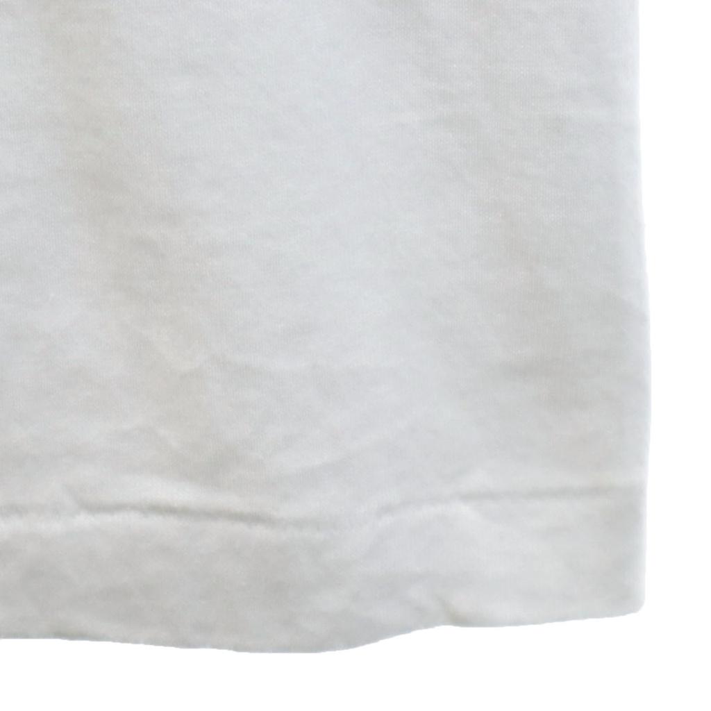 HANES 90s Made In USA Old Short Sleeve T-shirt L White Single Stitch Men's Used
