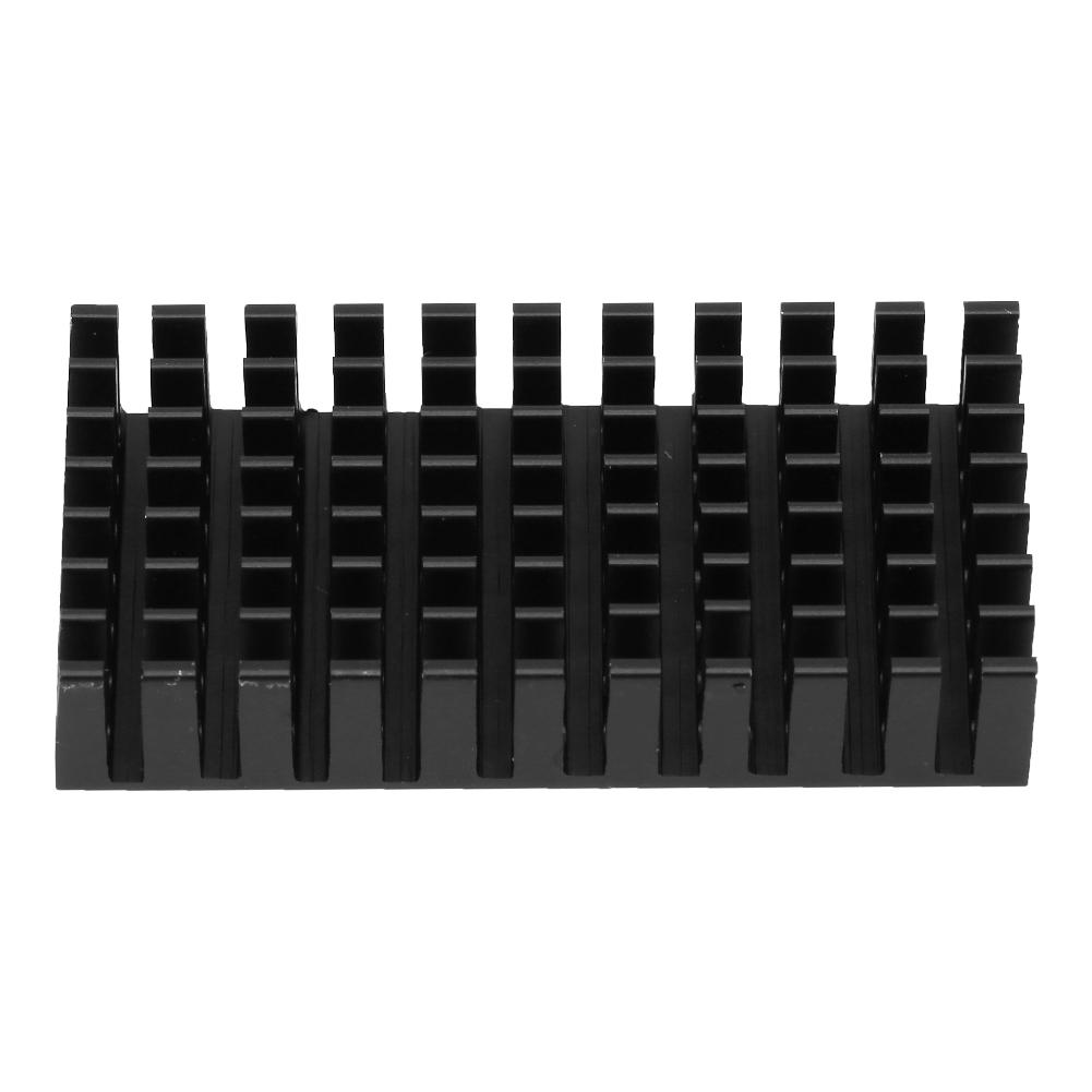 5ks P25*10*50-B Hliníkový chladič chladiče pro elektronický čip CPU 50*25*10mm