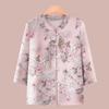 Comfortable Summer Shirt for Grandma Elderly Women Casual Short Sleeve Blouse Mother Tops