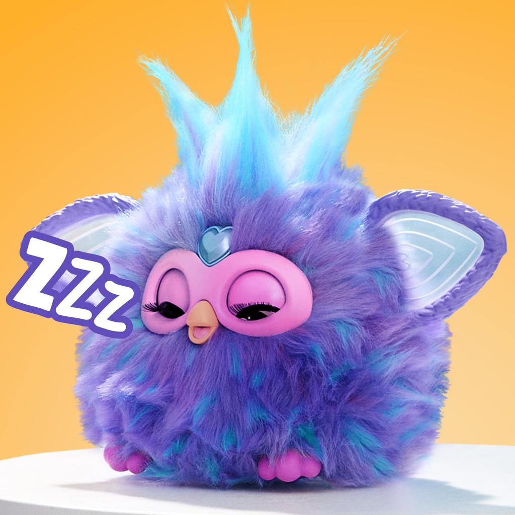 Hasbro Furby Purple Interactive Toy for Boys and Girls Ages with 15 Fashion Motorized Plush Toy for New Model Voice-Responsive 6+ Accessories,