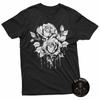 Goth Cool Gothic Occult Tee Red Rose T-Shirt