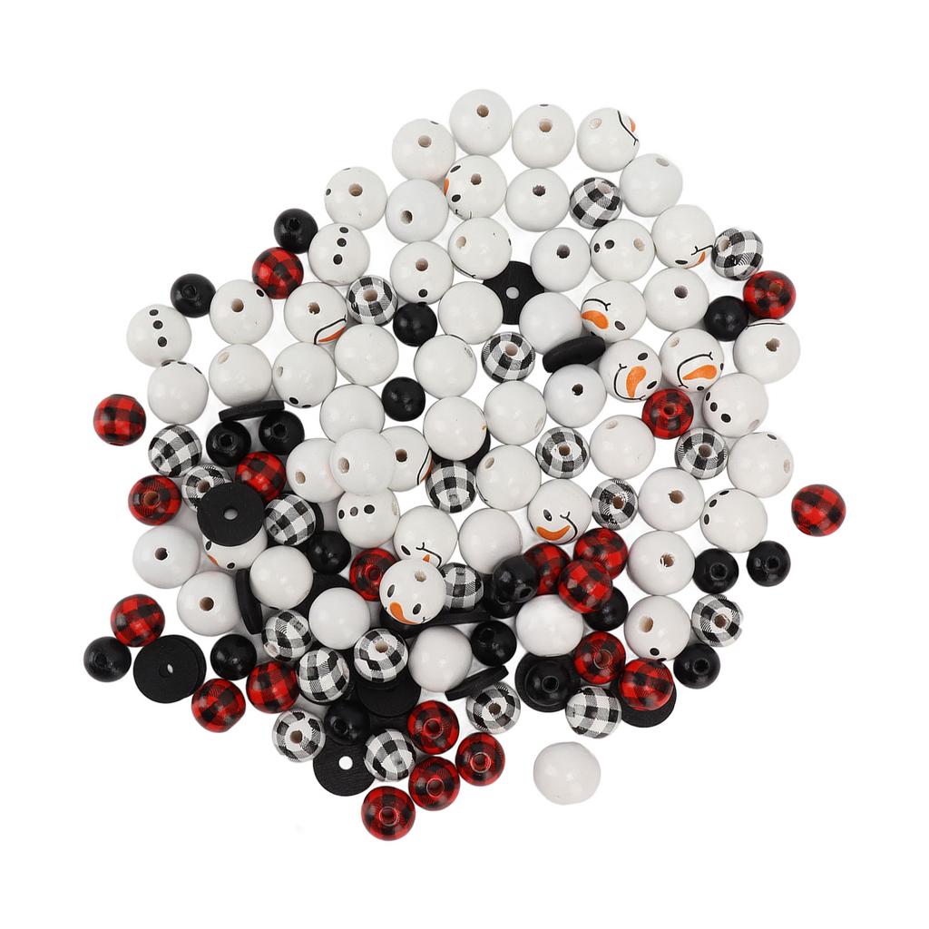 Christmas Beads Ornament DIY Making Printed Pattern Reliable Reusable Decorative Schima Superba