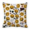 Halloween Horror Pumpkin Print Pattern Cushion Cover for Home Living Room Sofa Decoration Square Polyester Pillowcase