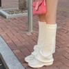 Horn Type Socks Costume Accessories Wide Leg Warmers Knitted Long Socks Foot Cover Women Pile Socks