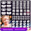 Kids' Face Painting Stencil Set - Hollow Stage Makeup & DIY Body Art Templates