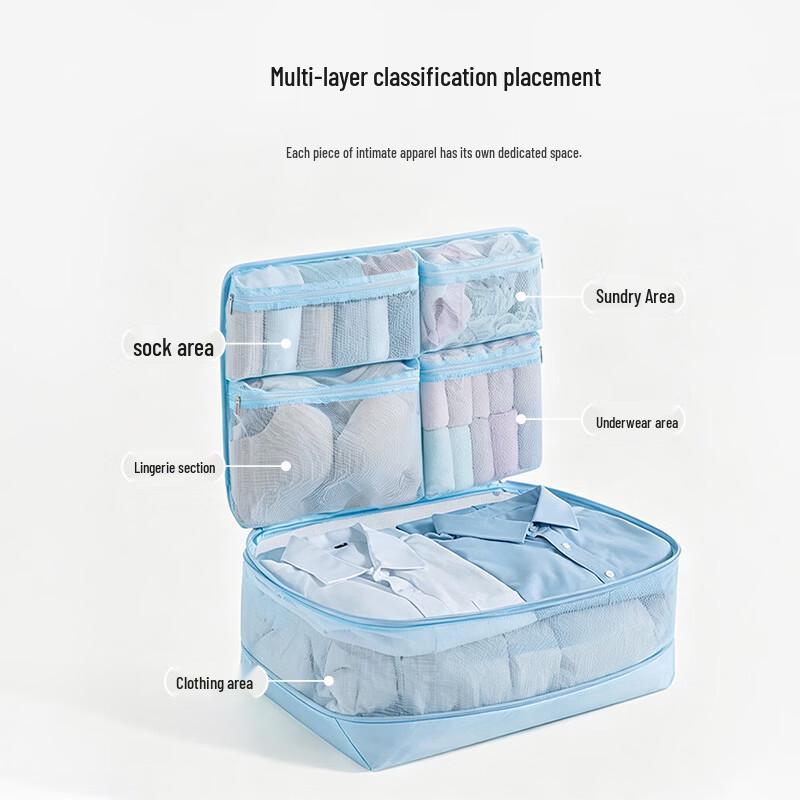 Yilv 5-in-1 Travel Compression Packing Cubes