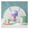 Baby Food Feeder with Silicone Perfect for Feeding Fruits and Perfect for and Baby Feeding L Nipple, Vegetables, Beginners, (S, M, Sizes) (Blue)