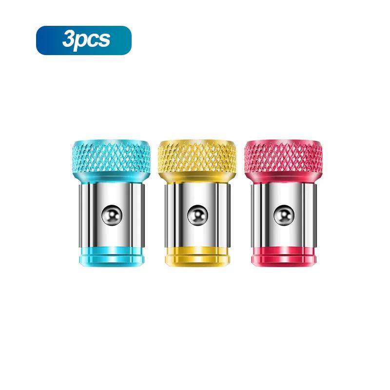 Magnetic Screw Ring Metal Bit Strong Magnetizer Ring Screw Magnetic Holders for 1/4 Inch/ 6.35 mm Screwdriver Powerful Bits