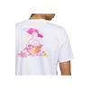 Adidas Lil Stripe Spring Break Cartoon Hand-Drawn Print Sports Basketball Short Sleeve T-Shirt Men Tops White IC1868