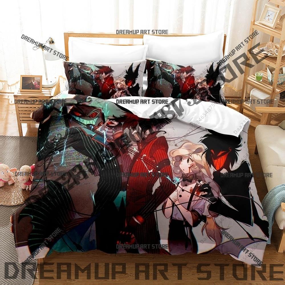 3D Printed Hazbinel The Vees Bedding Set for Boys Girls Duvet Cover Pillowcase Twin Queen King Full Single Double Sizes