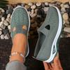 Sneakers da Donna Traspiranti con Suola Ammortizzata in PVC - Scarpe da Passeggio a Maglia Slip-On Basse Adatte per Interni/Esterni, Scarpe da Donna