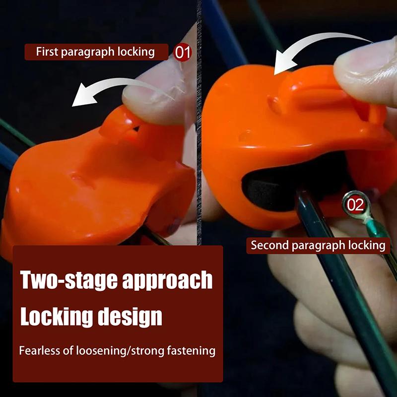 2PC Fishing Rod Fixed Clip Straps Fishing Pole Holder Compact Design Fishing Rod Fixer Wall Mounted Fishing Rod Holder