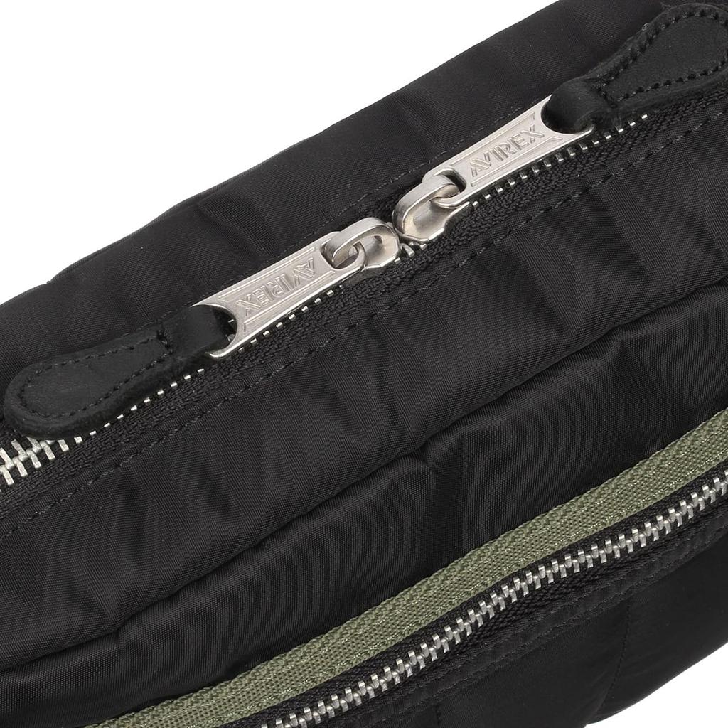 Avirex Neue Flight Nylon Box Schulter F Tasche, Herren, 401, Salbei, 783-4976009