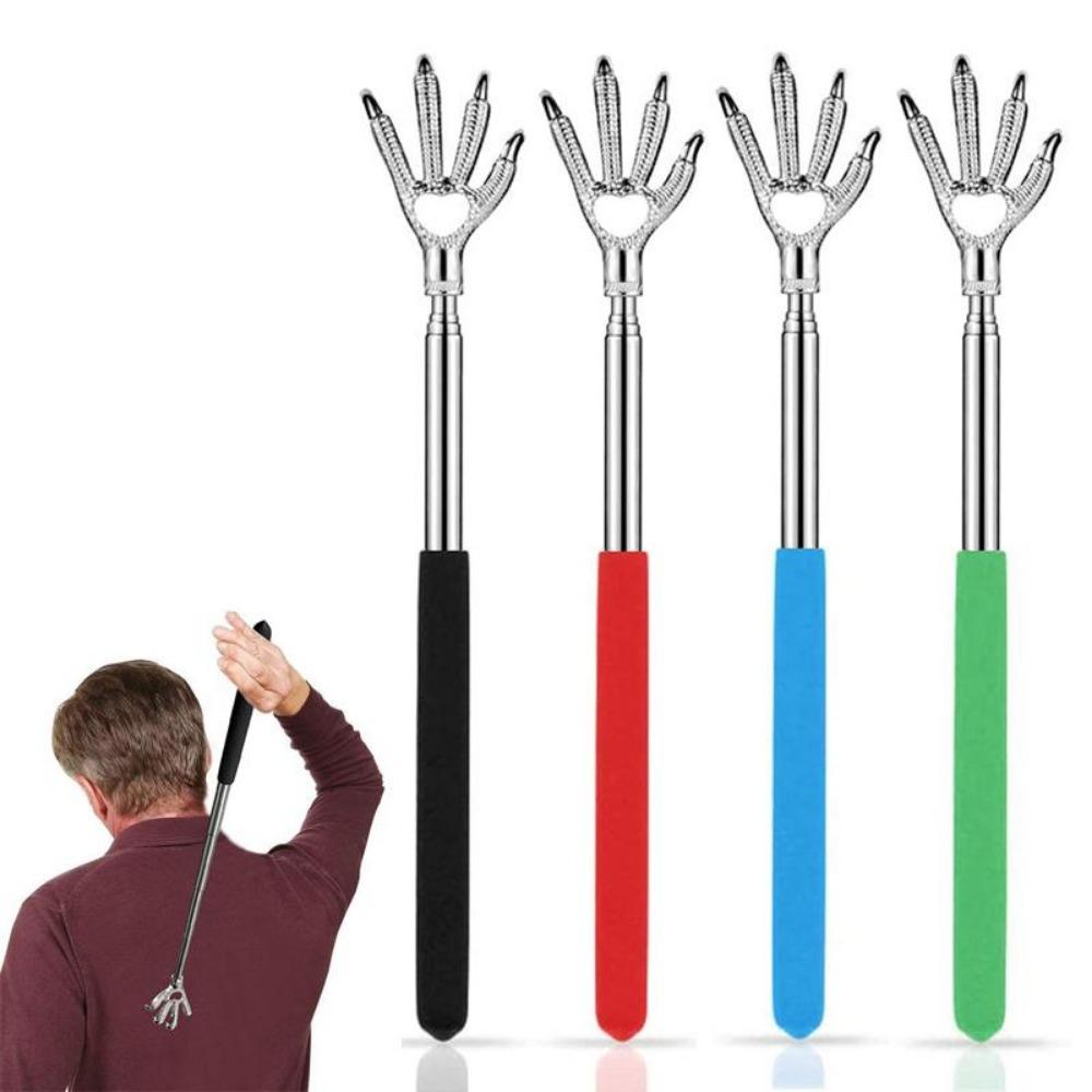 1PC  Eagle Claw Telescopic Back Scratcher Stainless Steel Back Massager Body Scratcher Tool