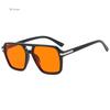 Classic Square Sunglasses Men Women Vintage New Fashion Brown Double Bridges Female Sunglasses Ins Popular Oversized Shades