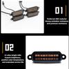 LED Front Grille Light For Mini Cooper F56 F55 F54 F53 CLUBMAN Car Daytime Running Light Wheel Eyebrow Lamp 12V Neon Lights 4